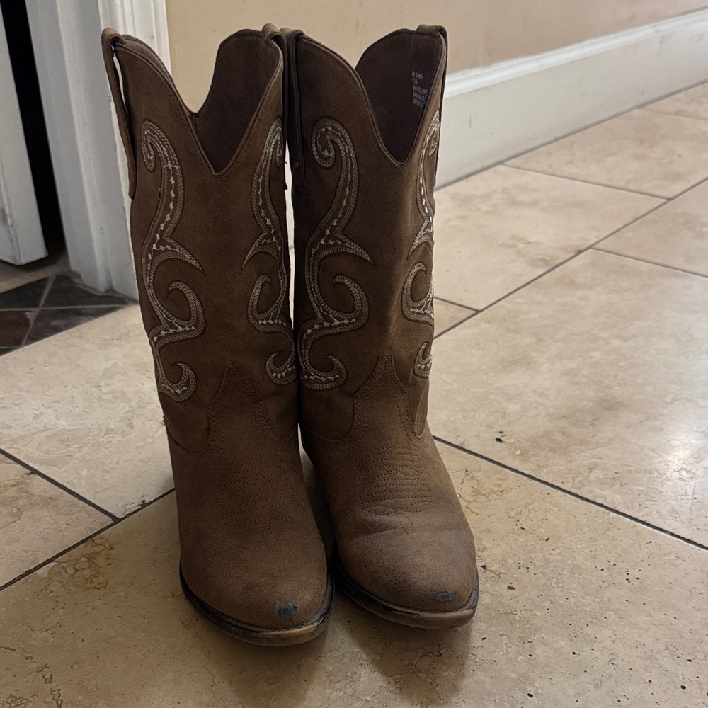 American Rag Tan Heeled Boots
